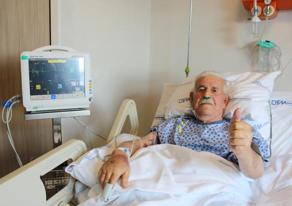 89 Yaşında, Baypas Operasyonuyla Sağlığına Kavuştu