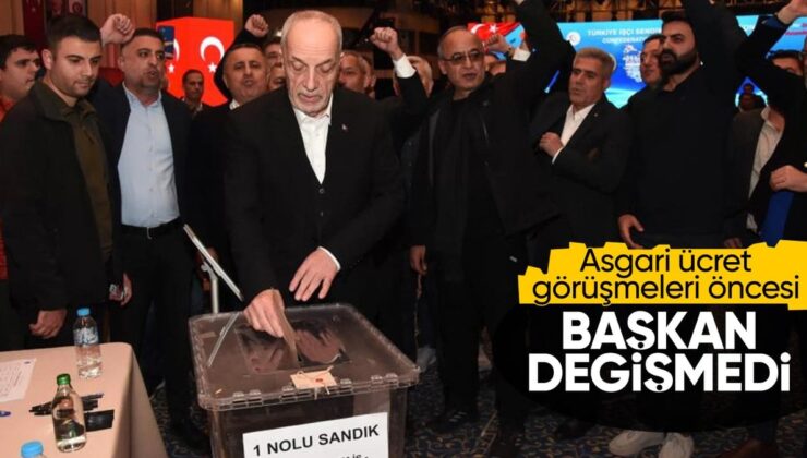 Ergün Atalay, tekrar TÜRK-İŞ Genel Lideri