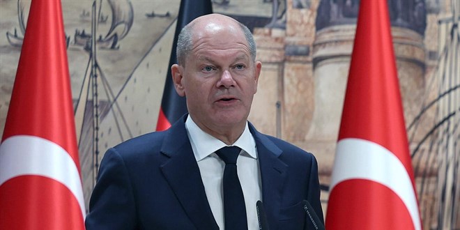Almanya Cumhurbaşkanı Scholz: İki devletli tahlil olmalı