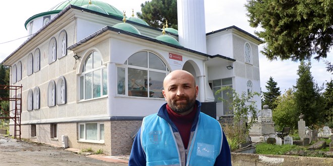 Arbede etmenin cezasını cami tadilatında çalışarak çekiyor