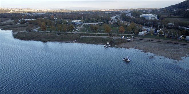 Sapanca Gölü’nde su ölçüsü son 5 yılın en düşük düzeyinde