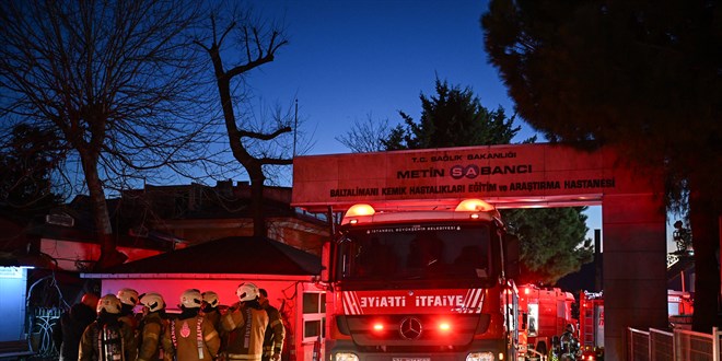 Metin Sabancı Baltalimanı Kemik Hastalıkları hastanesinde yangın