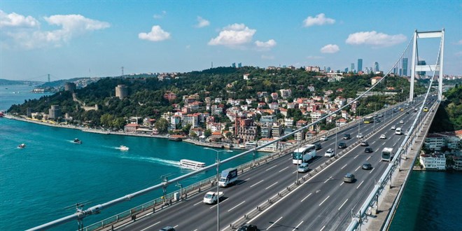 FSM Köprüsü’nden geçen araç sayısı 2,3 milyara yaklaştı